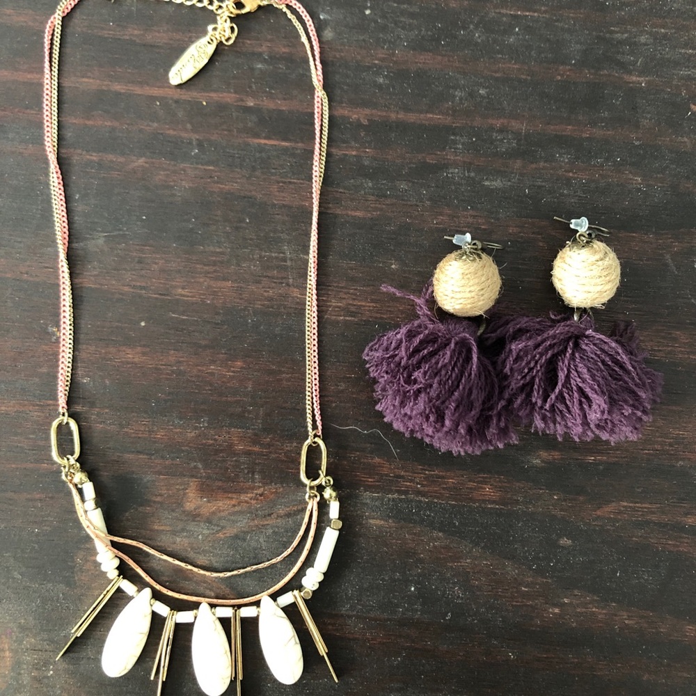Fun Earrings & Necklace!